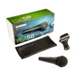 MICRÓFONO PROFESIONAL ALÁMBRICO VOCAL SHURE PGA58 - Imagen 3